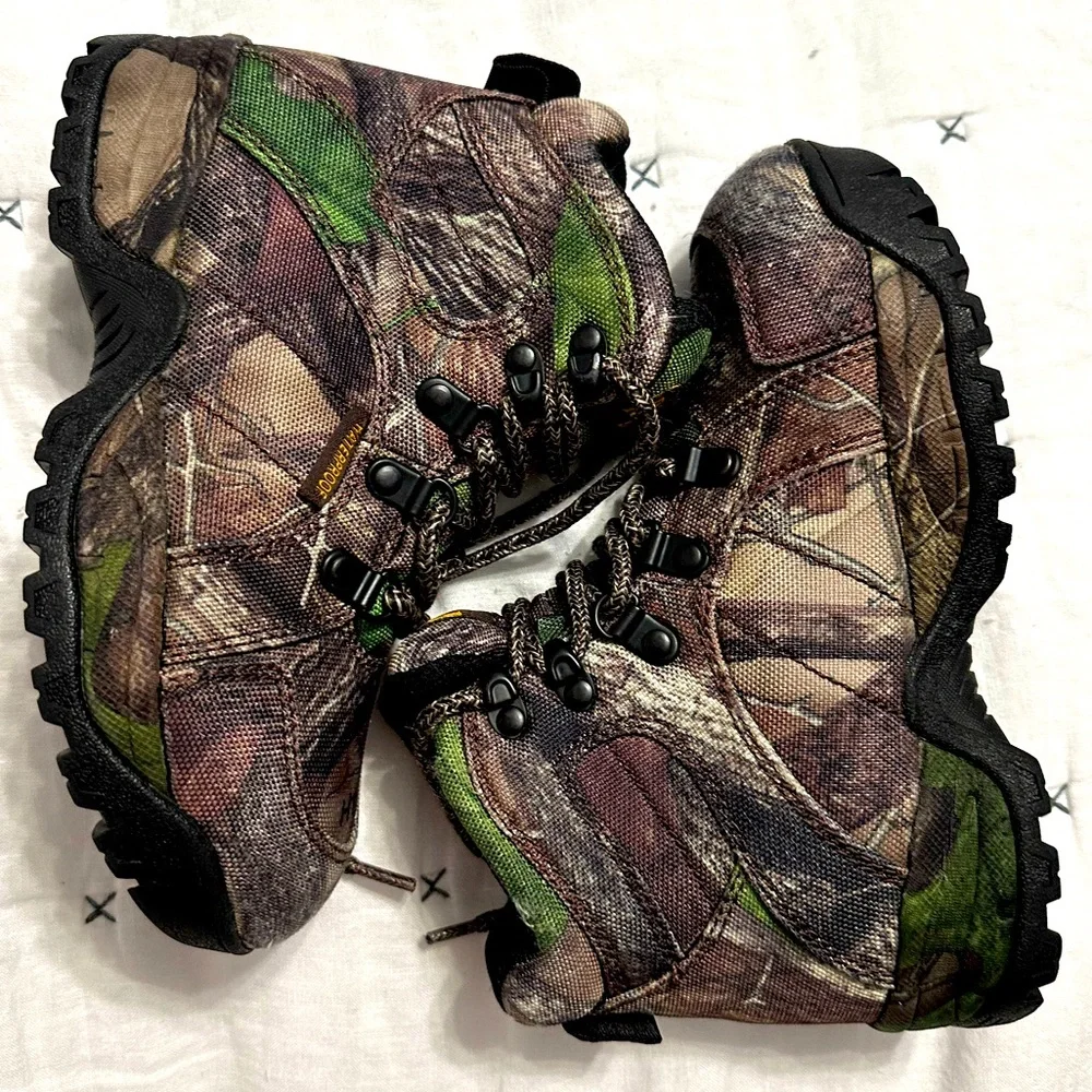 OFFERS WELCOME! Redhead Kids Cougar II Camo Hunting Boots Sz 1: EUC